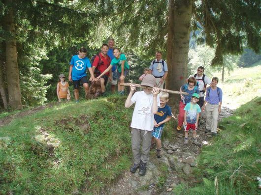 Wandern in den Wäldern