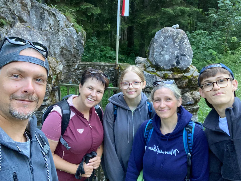 Wandern in den Wäldern